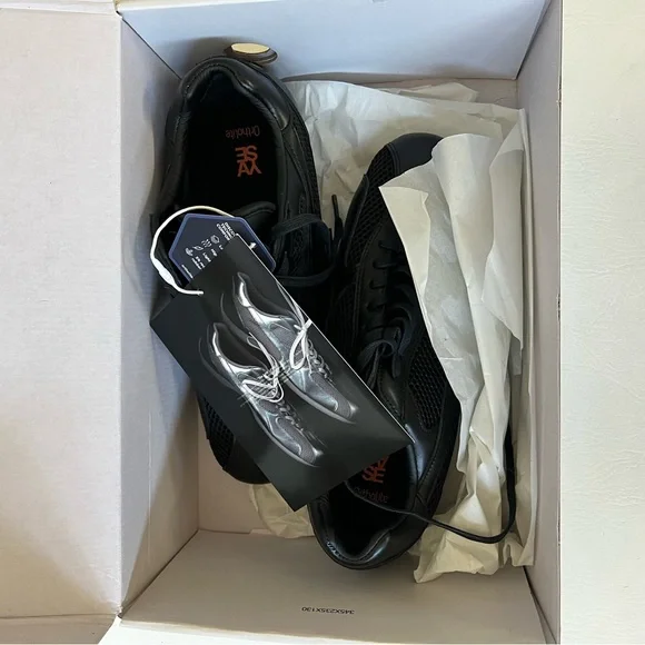 YASE Spider Leather Sneakers Black スニーカー Labシリーズ】スパイダーレザースニーカー ブラック - YASE | 60